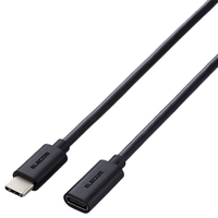 エレコム USB Type-C(TM)延長ケーブル(USB2．0) 1．0m ブラック MPA-ECC10BK