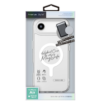 PGA iPhone Air用MagSafe ハイブリットケース クリア PG-25CMH02CL