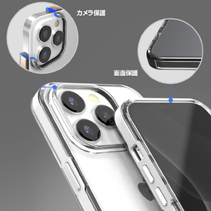 motomo iPhone 14 Pro用ケース INO Achrome Shield Strap Case クロームブラック MT24292I14PBK-イメージ10