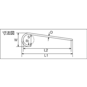 水本機械製作所 ファンシーSフックツイスト(ブラウン) 全長400mm FC089FJ-3894134-イメージ3