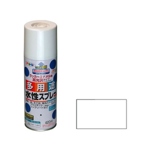 アサヒペン 水性多用途スプレー 420ml クリヤ FC221NS-イメージ1