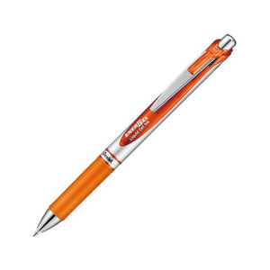ぺんてる エナージェル ノック式 シルバー軸 0.7mm オレンジ FC548PA-BL77-F-イメージ1