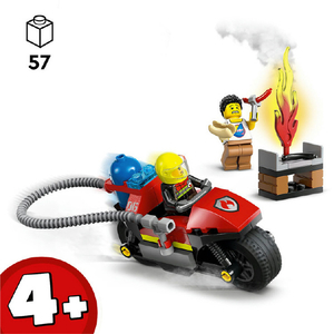 レゴジャパン LEGO シティ 60410 消防レスキューバイク 60410ｼﾖｳﾎﾞｳﾚｽｷﾕ-ﾊﾞｲｸ-イメージ6