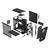 Fractal-Design ミドルタワー型PCケース Torrent Compact RGB Black TG Light Tint ブラック FD-C-TOR1C-02-イメージ9
