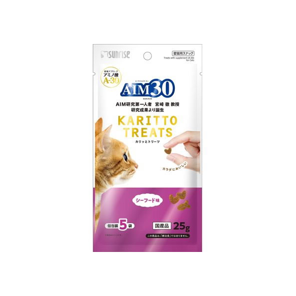 マルカン AIM30 カリッとトリーツ シーフード味 5g×5袋 FC028PU-SAI-025 人気・おすすめ｜使いやすい・旅行におすすめ 品質保証 全国発送 正規品・日本国内発送・安心保証付き