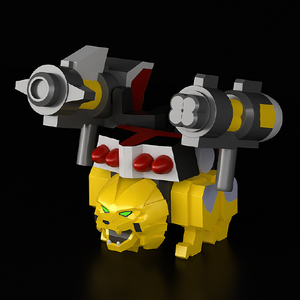 グッドスマイルカンパニー BRICKROID ガ・オーン(アニマルモード)「伝説の勇者ダ・ガーン」 BRICKROIDｶﾞｵ-ﾝｱﾆﾏﾙM-イメージ3