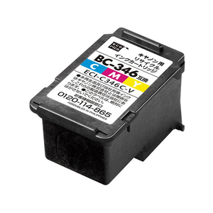エコリカ キヤノン用リサイクルインクカートリッジ F372661-ECI-C346C-V-イメージ1