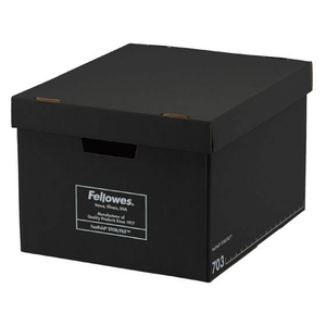 フェローズ バンカーズボックス 703S フルブラック3個 FCE159L-FE-100143095-イメージ2