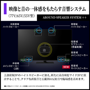 シャープ 77V型4Kチューナー内蔵4K対応有機ELテレビ AQUOS OLED 4T-77S9A-イメージ6