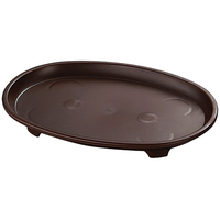 エンテック 新樹受台小判 8寸 烏泥 FC72847-336A