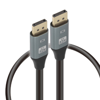 JTT DisplayPortケーブル 8K対応 2m ブラック JTDISP8K-2M-BK