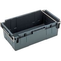 岐阜プラスチック工業 HB型コンテナーHB-56 グレー FC451HS-5036950