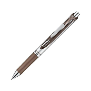 ぺんてる エナージェル ノック式 シルバー軸 0.7mm セピア FC549PA-BL77-SP-イメージ1