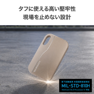 I・Oデータ USB 20Gbps USB-C/USB-A対応 ポータブルSSD 2TB シャンパンゴールド SSCA-SUW2CP-イメージ8