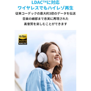 Anker ヘッドホン Soundcore Space Q45 ホワイト A3040021-イメージ5
