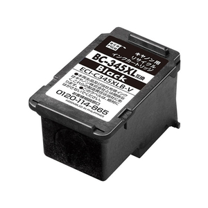 エコリカ キヤノン用リサイクルインクカートリッジ F372662-ECI-C345XLB-V-イメージ1