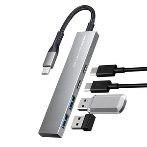 サンワサプライ USB Type-C 4ポートスリムハブ USB-S3TCH51MS-イメージ2
