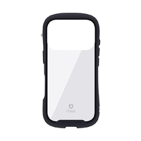 Hamee iPhone 17Pro用強化ガラスクリアケース iFace Reflection ブラック 41-182936