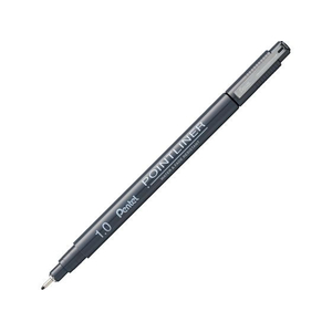 ぺんてる ミリペン ポイントライナー 1.0mm 黒 FCE900H-S20P-10AD-イメージ1
