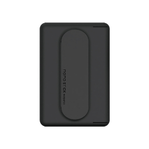 momo stick Mag Card Grip MagSafe対応カードケース付きグリップスタンド ブラック MMS25293-イメージ1