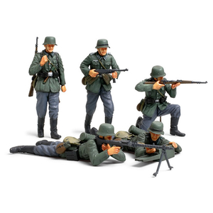 タミヤ 1/35 ドイツ歩兵セット(フランス戦線) 1/35 ミリタリーミニチュアシリーズ No.293 ﾀﾐﾔMM ﾄﾞｲﾂﾎﾍｲｾﾂﾄ ﾌﾗﾝｽｾﾝ-イメージ1