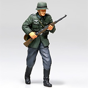 タミヤ 1/35 ドイツ歩兵セット(フランス戦線) 1/35 ミリタリーミニチュアシリーズ No.293 ﾀﾐﾔMM ﾄﾞｲﾂﾎﾍｲｾﾂﾄ ﾌﾗﾝｽｾﾝ-イメージ4