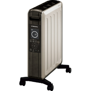 コロナ 自然対流形電気暖房機 ノイルヒート シャンパンブラウン DHS-1526(TC)-イメージ1