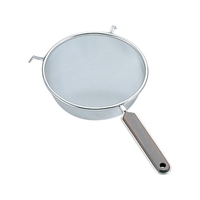 新越ワークス スリースノー 木柄タフストレーナー 20cm シングル網 FCM6192-013026008