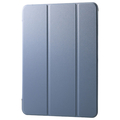 エレコム 11インチiPad Air(M3/M2) フラップケース 薄型軽量 背面クリア 2アングル ブルーグレー TB-A25MWVBG