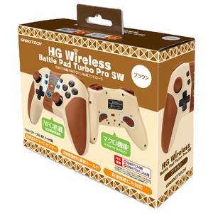 エディオンネットショップ ゲームテック Swf2294 Hgワイヤレスバトルパッドターボprosw ブラウン