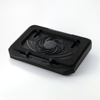 エレコム ノートパソコン用クーラー(密閉タイプ) ブラック SX-CL24BK