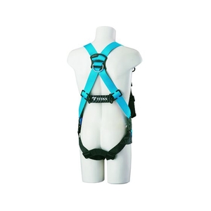 サンコー KESELイージーハーネスネオ M(墜落制止用器具) ブルー／ガンメタルMプレート45 FC739FK-1613736-イメージ2