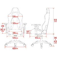 AKRacing AKR-PREMIUMLOWCARBONBLACK ゲーミングチェア Premium Low