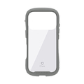 Hamee iPhone 17Pro用強化ガラスクリアケース iFace Reflection グレー 41-182943