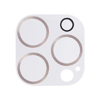 Hamee iPhone 16 Pro/16 Pro Max用カメラレンズプロテクター iFace メタルゴールド 41-982945