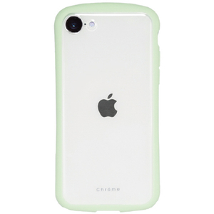 ＮＡＴＵＲＡＬ　ｄｅｓｉｇｎ iphone17e/16e用 背面型ｹｰｽ chrome-clear ピスタチオ IP24SP-CHC09-イメージ1