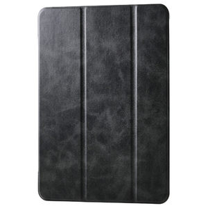 エレコム 11インチiPad Air(M3/M2) フラップケース 薄型軽量 背面クリア 2アングル ブラック TB-A25MWVBK-イメージ1