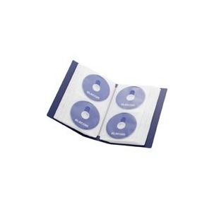 エレコム DVD/CD用ディスクファイル(120枚収納) ブルー CCD-FS120BU-イメージ2