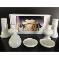 静岡木工 神棚用 神具 神具セット 中(7点セット) FC31570