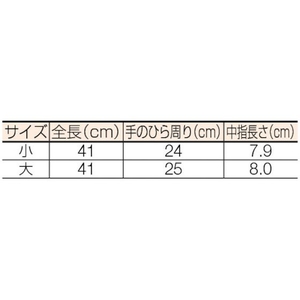 渡部工業 高圧ゴム手袋410mm小 小1.341247.9 FC313EP-4299612-イメージ2