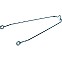 トラスコ中山 TRUSCO THR5520用 泥よけ取り付け金具 後輪用 ブラック泥よけ取り付け金具 後輪用THR5520専用パーツ FC695GK-7680503