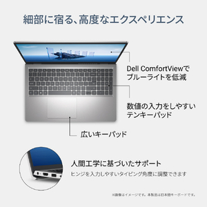 DELL スタンダードノートブック オリジナル Dell 15 DC15250 プラチナシルバー ND55-GWM3SE6-イメージ5