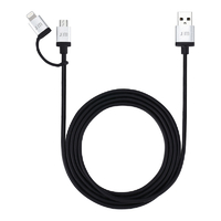 Just Mobile ライトニング&micro-USB 変換ケーブル(1．5m) JM10294