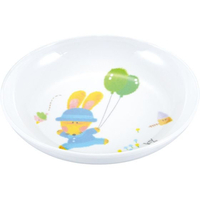 国際化工 メラミン子供食器 スイートラビット 菜皿 小 D10SR FC704LB-0979600