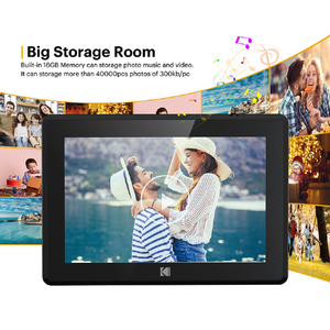 KODAK デジタルフォトフレーム 10．1インチ HD画面 32GB内蔵 写真/動画/音楽再生 Wi-Fi機能付き ブラック RCF-106HBK-イメージ7