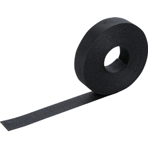 トラスコ ナイロン平ベルト　１．２ｔ×２５ｍｍ×１０ｍ　黒 TNB2510-BK-イメージ1