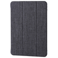 エレコム 11インチiPad Air(M3/M2)用フラップケース 薄型軽量 ファブリック 背面クリア ブラック TB-A25MWVCBK