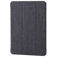 エレコム 11インチiPad Air(M3/M2)用フラップケース 薄型軽量 ファブリック 背面クリア ブラック TB-A25MWVCBK