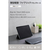 エレコム 11インチiPad Air(M3/M2)用フラップケース 薄型軽量 ファブリック 背面クリア ブラック TB-A25MWVCBK-イメージ3
