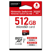 HI DISC ゲーミング microSDXCカード(512GB) HI-DISC HDMCSDX512GSW-WOA